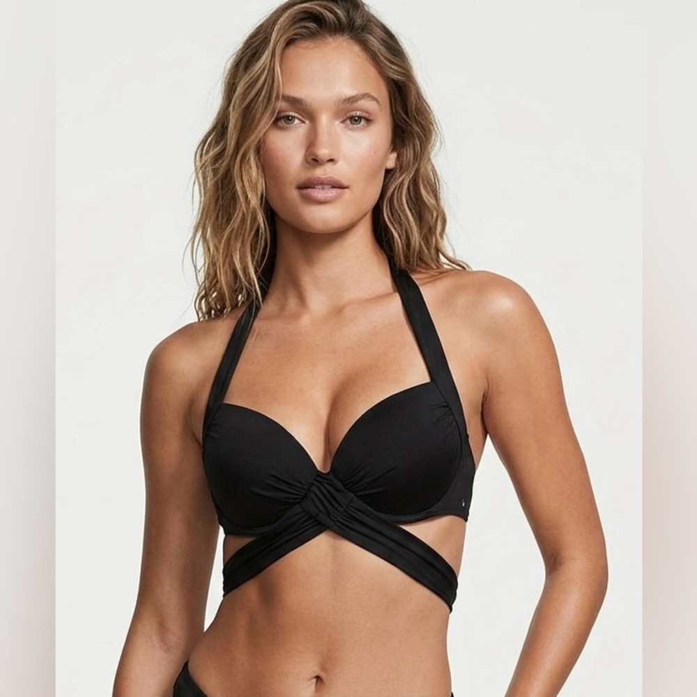 2/$25 Victoria's Secret Halter Wrap Bikini Top